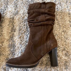 Via Spiga - Russo brown suede slouch boot